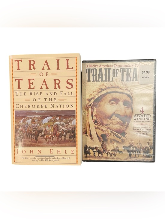 Other - Trail of Tears The Rise & Fall of the Cherokee Nation John Ehle Paperback & DVD